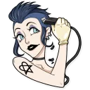 Telegram sticker 💇 Bad Girl