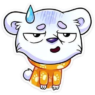 Telegram sticker 😰 Илай :: @stickroom