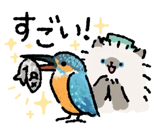 Sticker 🐈 ₍ Birɗ ᥕᥲᴛᥴɦᥱr 𑀝AT𐍃 ₎ ˚₊· ♡ @mewsticks