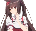 Telegram sticker 😔 Nekopara :: @anime_stickss
