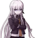 Telegram sticker 😰 Kirigiri Kyoko