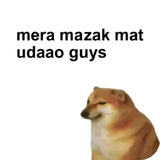 Telegram stiker 😀 Dragon Slayers cheems pack