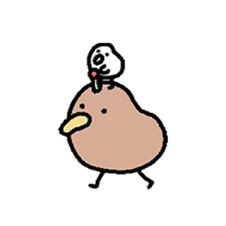 Video sticker ⭐ 애기 키위새 한마리 데려가세요~ 4 @moe_sticker_bot