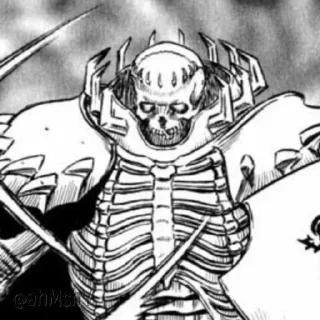 Telegram sticker ☠ - ᗷY @ahMshY 𓉮 . Skull Knight