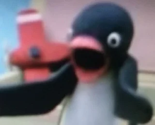 Telegram sticker 😨 noot noot