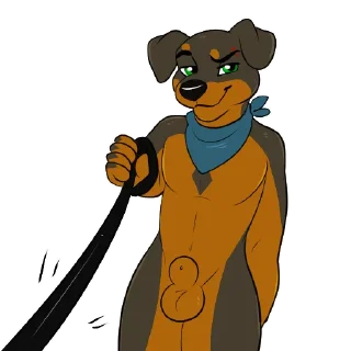 Telegram sticker 🦮 Tucker