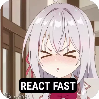 Телеграм стикер 😠 REACT PACK @ZAMA_FX
