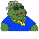 Telegram sticker 💰 Pepe the frog @pepetopfrog