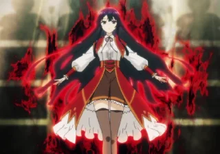 Telegram sticker 😡 Villainess Level 99 - Yumiella Dolkness ❤️ By @edenszeroitalia