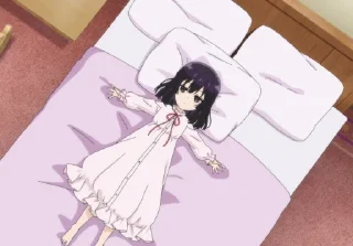 Telegram sticker 🛏 Villainess Level 99 - Yumiella Dolkness ❤️ By @edenszeroitalia