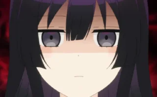 Telegram sticker 😑 Villainess Level 99 - Yumiella Dolkness ❤️ By @edenszeroitalia