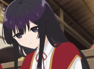 Telegram sticker 😔 Villainess Level 99 - Yumiella Dolkness ❤️ By @edenszeroitalia