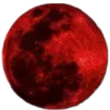 Video sticker 🌕 red ➜ @emoji1