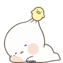 Telegram sticker 🍥 귀여워 옴팡이 2 by @wontae)