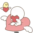 Sticker 🍥 귀여워 옴팡이 2 by @wontae)