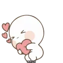 Telegram sticker 🍥 귀여워 옴팡이 2 by @wontae)