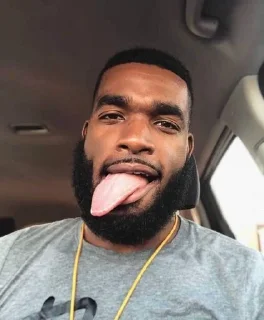 Телеграм стикер 👅 Rabah++