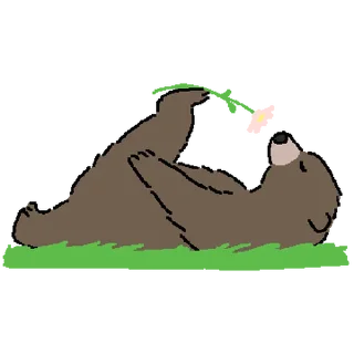 Sticker ⭐ 듬직한 곰쿤!! @moe_sticker_bot