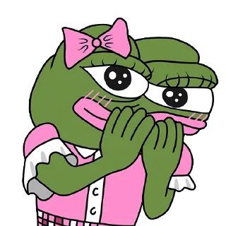 Telegram stiker 🥰 apugurl by @apugurlcoinERC20