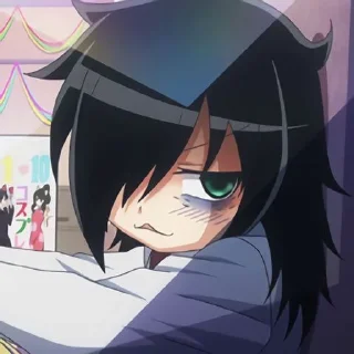 Telegram sticker 🎮 Tomoko Kuroki @kiwiys