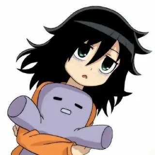 Telegram sticker 🎮 Tomoko Kuroki @kiwiys