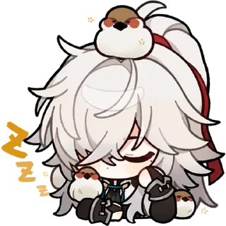 Telegram sticker 🌟 chibi @hstarrailstickers :: @fStikBot