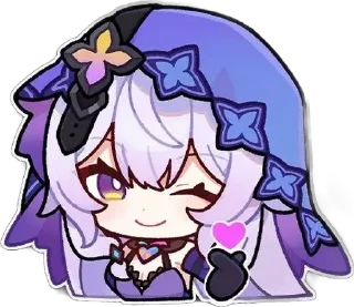 Sticker 🌟 chibi @hstarrailstickers :: @fStikBot