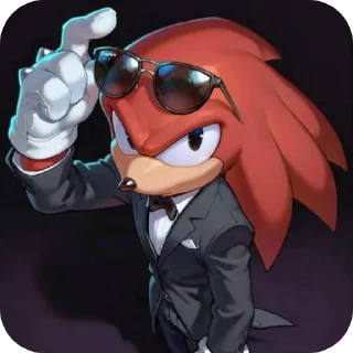 Telegram sticker 😎 Knuckles the echidna part 2 @KnucklesTheRedEchidna