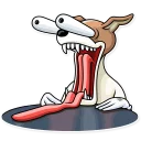 Telegram sticker 😍 Party Dog