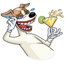 Video sticker 😂 Party Dog