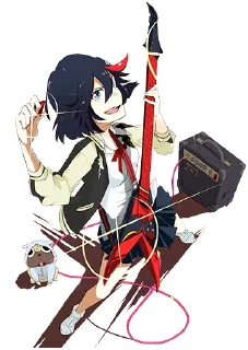 Telegram sticker 😈 Ryuko Matoi Fan Art (KILL la KILL) @Missing_Stickers