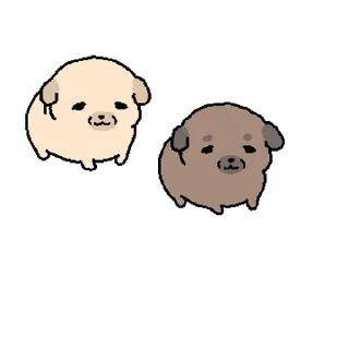 Video sticker 👍 @KakaoEmoji 눌어붙은 커플 누덩이