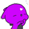 Video sticker 😘 Purple | @emoji_fan