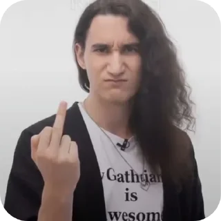 Telegram sticker 😠 нпешки 💗