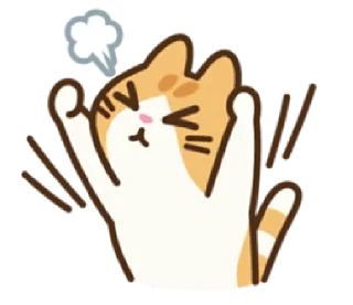 Telegram sticker 😣 Chewy the Kitty | @cutestickers4you