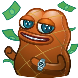 Sticker 💸 @PlushPepe