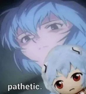 Telegram sticker 😐 Evangelion Shit @sortstickers
