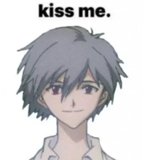 Telegram sticker 😘 Evangelion Shit @sortstickers
