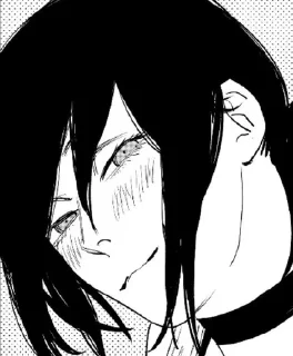 Telegram sticker 😏 Reze by @dnevnikaykusa