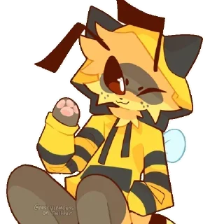 Telegram sticker 👋 фурри от соло 12