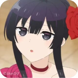 Sticker 🍒 - ᗷY @ahMshY 𓉮 . Anime Girls