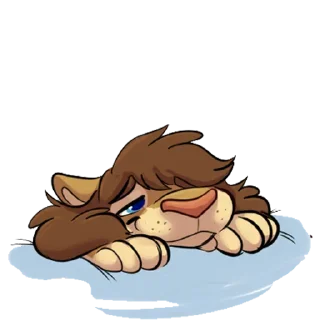 Telegram sticker 😴 Darkmayne -  by OrlandoFox