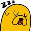 Sticker 😴 Adventure Time @TgEmojis
