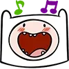 Video sticker 🎶 Adventure Time @Tg...