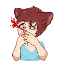 Telegram sticker 😳 CatBoy🌸 (@Valeria_Fills_Art)