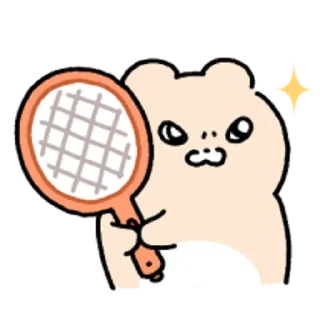 Telegram sticker 😀 여름 와플곰!
