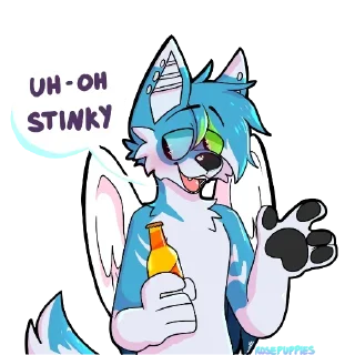 Telegram sticker 😝 Spark n friends! @langrenge