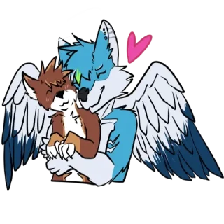 Telegram sticker ❤️ Spark n friends! @langrenge