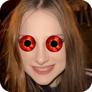 Telegram sticker 🫥 КУМКВАТ HORROR