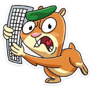 Telegram sticker 😡 Оливер :: @TgSticker